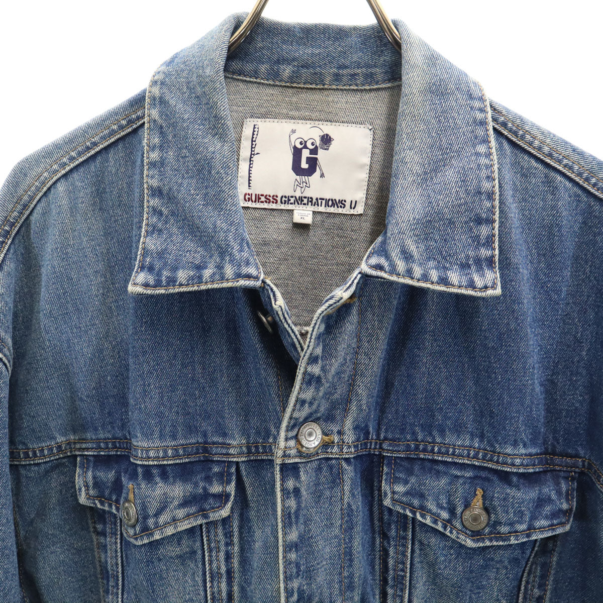 Guess ゲス ×ジェネレーションズ コラボ デニムジャケット XL GENERATIONS U ジージャン メンズ