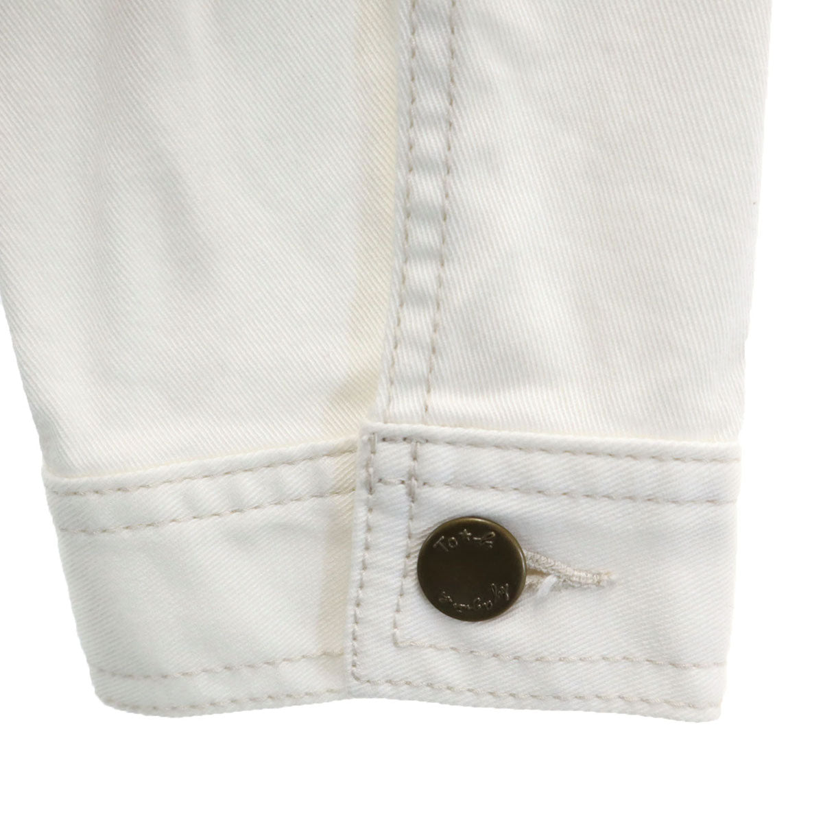 agnes b. アニエスベー トラッカー ジャケット TU ホワイト ジージャン ブルゾン レディース