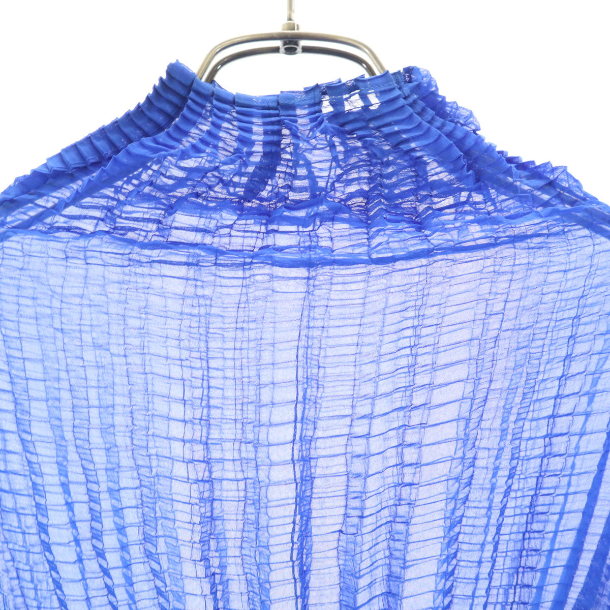 ISSEY MIYAKE イッセイミヤケ 90s オールド 長袖 ハイネック カットソー ブルー レディース