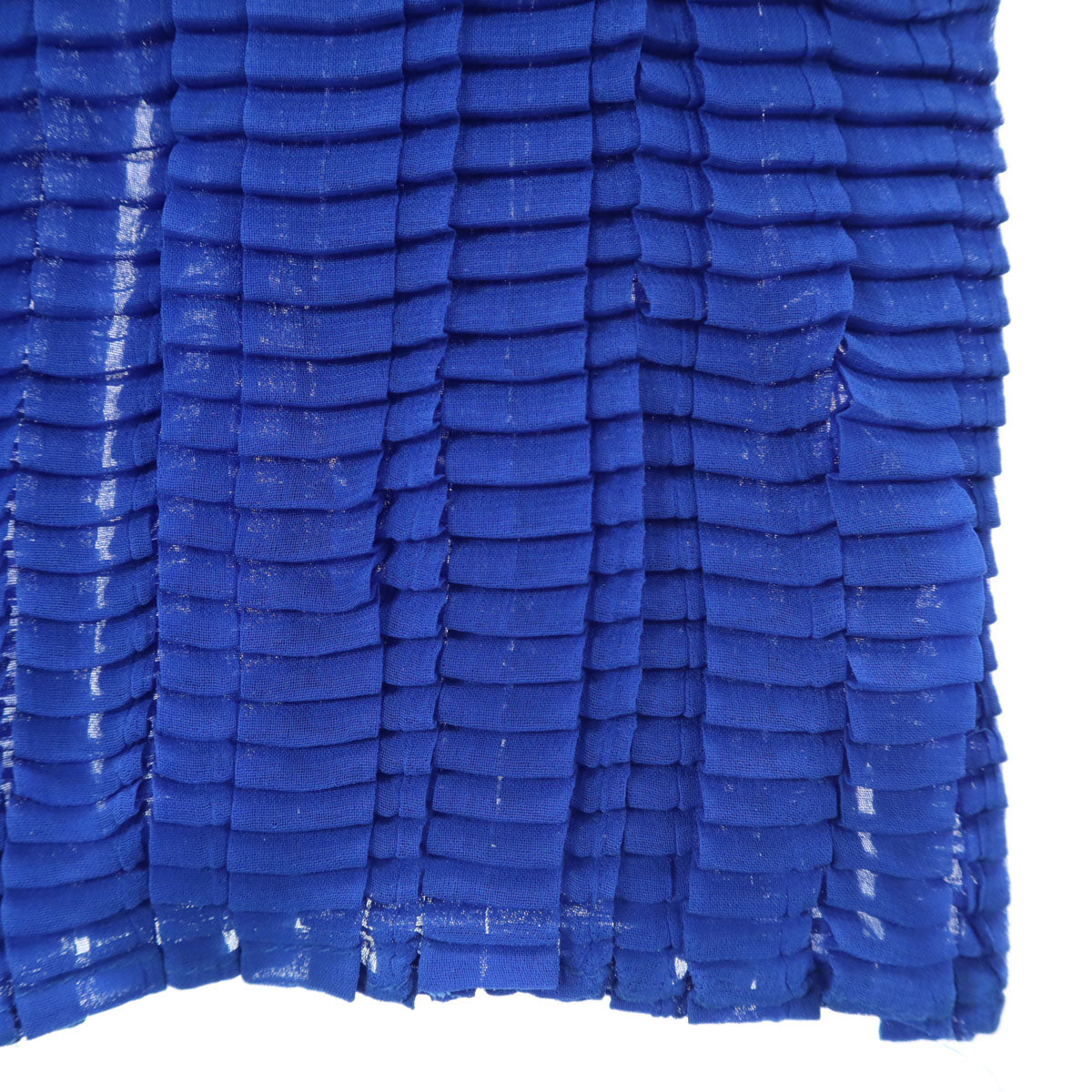 ISSEY MIYAKE イッセイミヤケ 90s オールド 長袖 ハイネック カットソー ブルー レディース