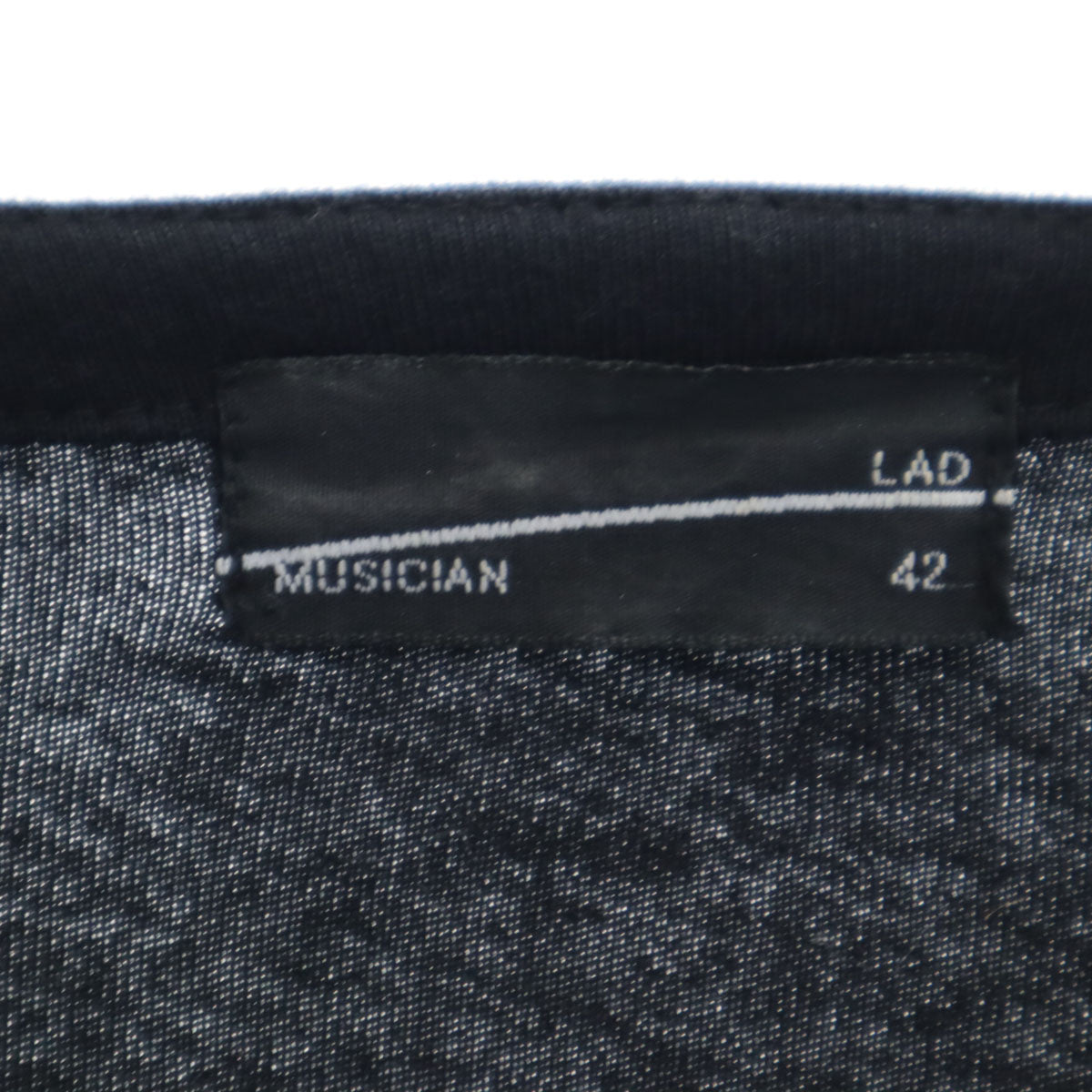 LAD MUSICIAN ラッドミュージシャン 日本製 テーラードジャケット 42 ブラック メンズ