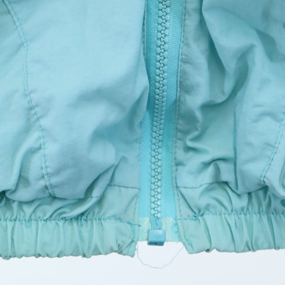 NIKE ナイキ 90s オールド 銀タグ ナイロンジャケット XL ライトブルー スウォッシュ レディース