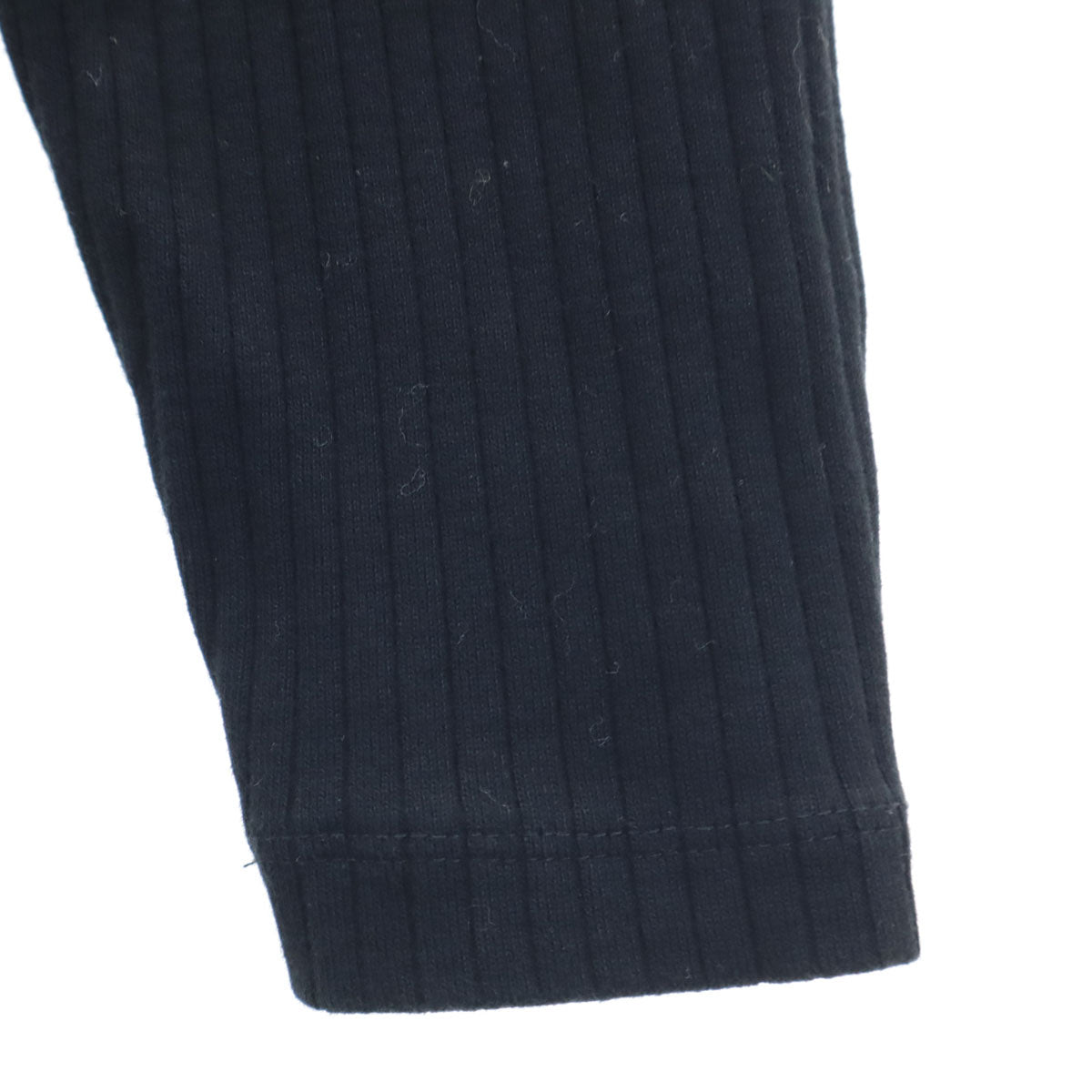 LANVIN en Bleu ランバンオンブルー 日本製 長袖 Vネック カットソー 50 ブラック メンズ