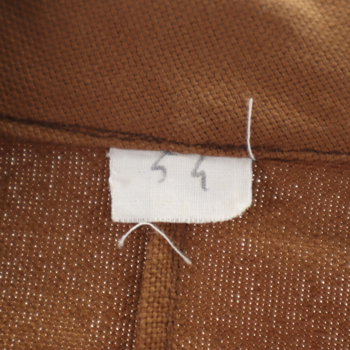 VINTAGE ヴィンテージ 70s オープンカラー ワークジャケット ブラウン メンズ