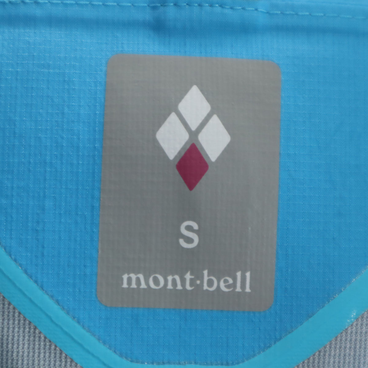 mont-bell モンベル 1128345 サンダーパス ジャケット S ブルー レインジャケット フーディー アウトドア 収納ケース付き レディース