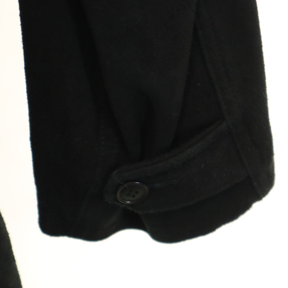 コモリ 日本製 スエードレザー ミリタリージャケット 1 ブラック COMOLI 鹿革 メンズ