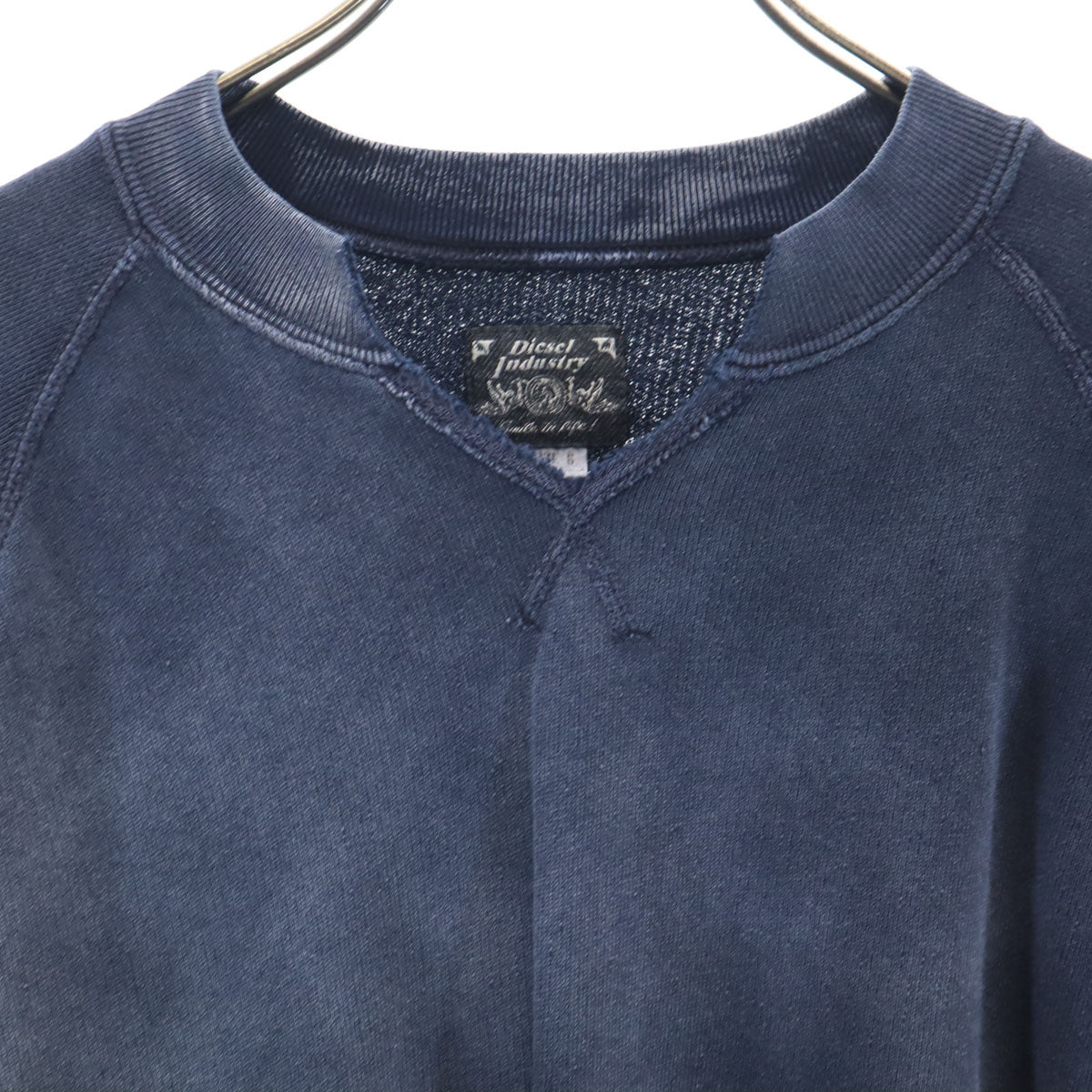 DIESEL ディーゼル 長袖 スウェット トレーナー S ネイビー メンズ