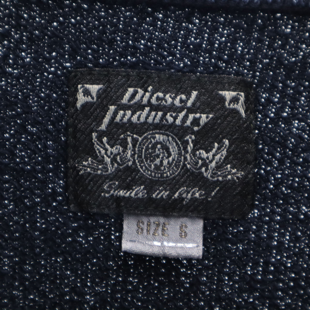 DIESEL ディーゼル 長袖 スウェット トレーナー S ネイビー メンズ