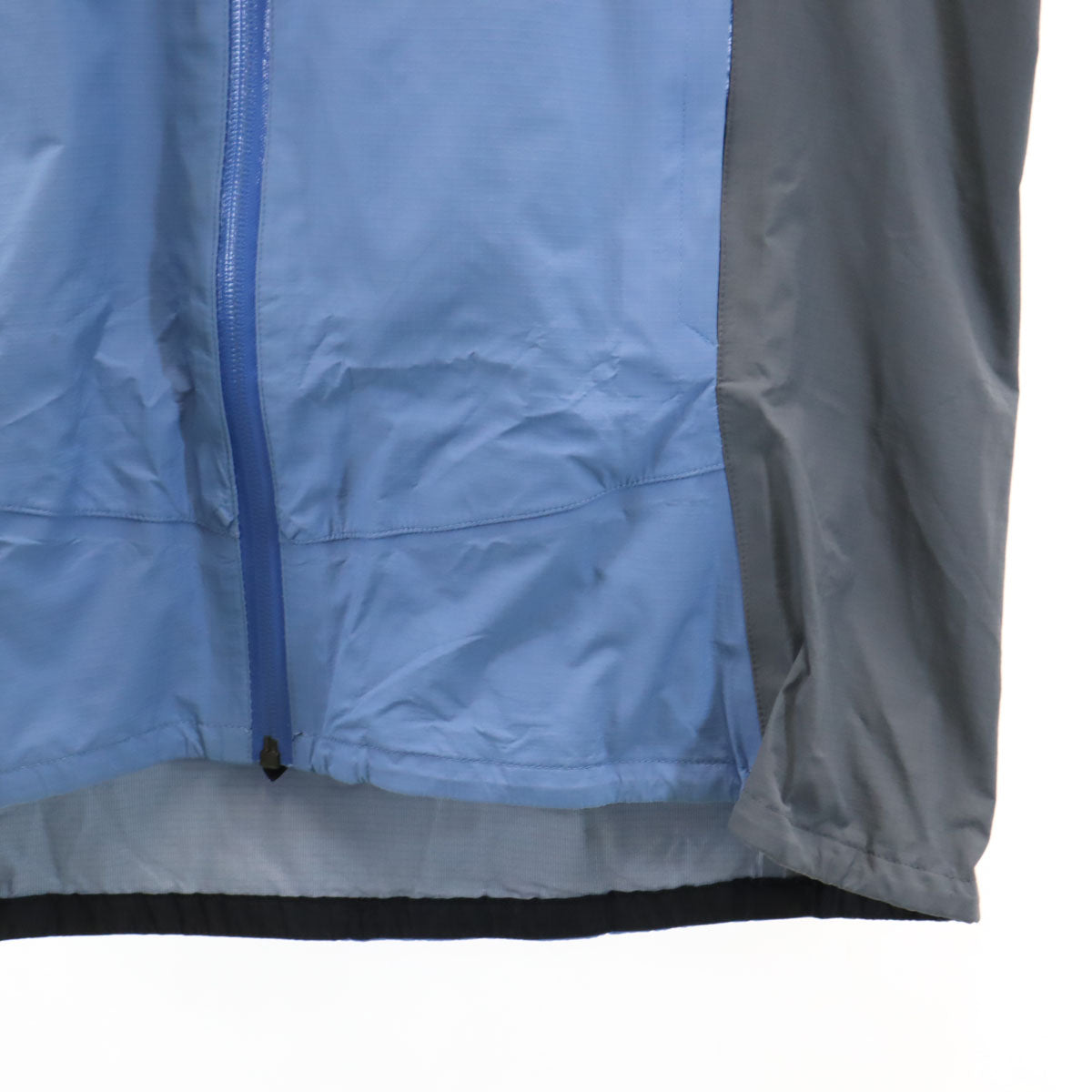 mont-bell モンベル レインジャケット L ブルー系 収納袋付き レディース