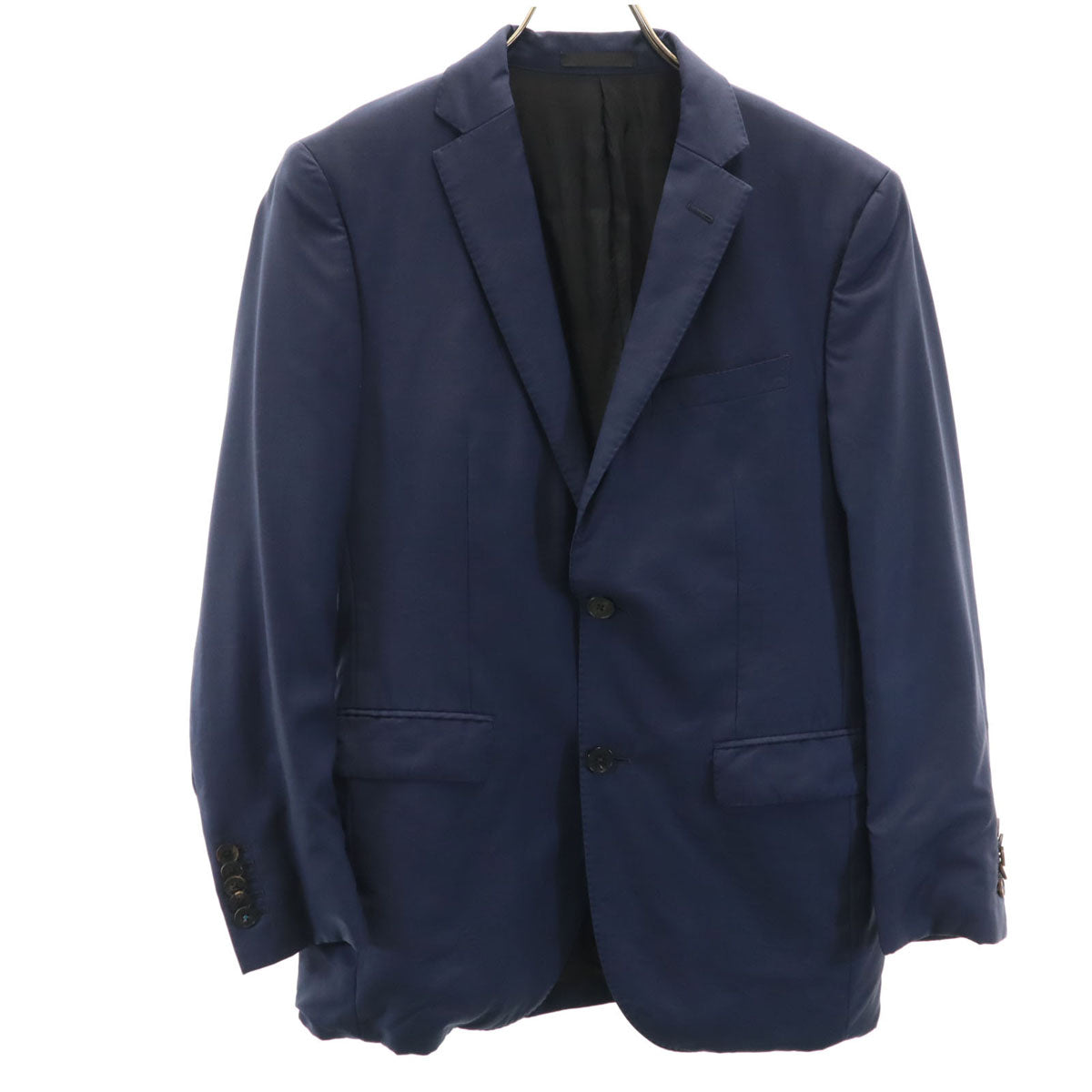 BLACK LABEL CRESTBRIDGE ブラックレーベルクレストブリッジ 日本製 ウール100% テーラードジャケット 36R ネイビー 三陽商会 メンズ