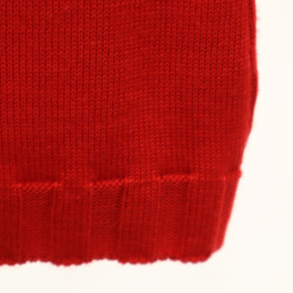 KENZO GOLF ケンゾーゴルフ 90s 日本製 オールド ニットジャケット 1 レッド レディース