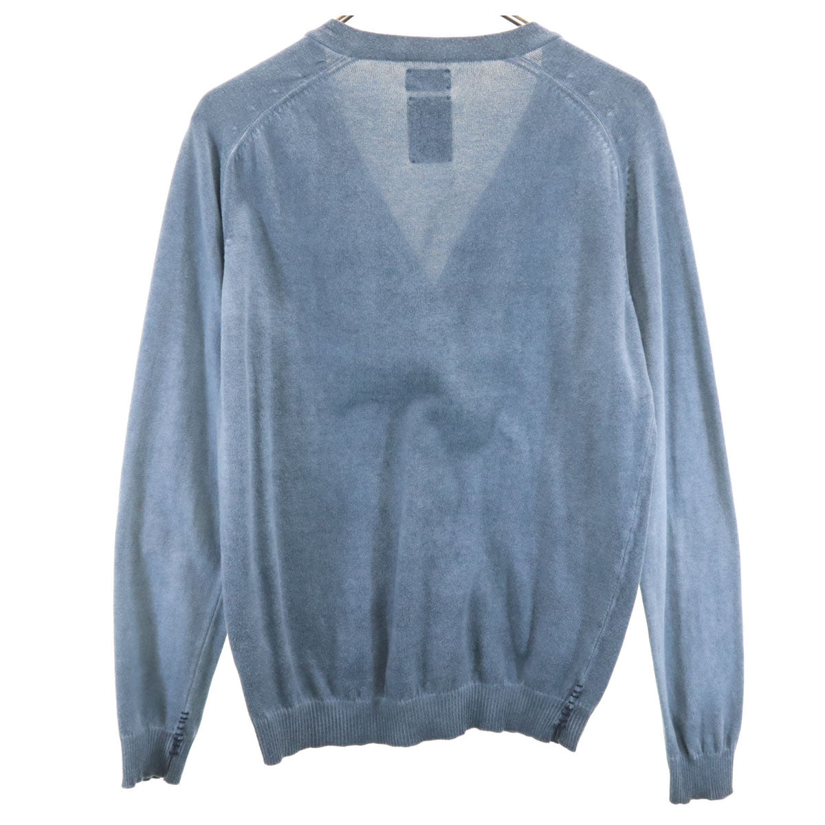 DIESEL ディーゼル 長袖 Vネック ニットカーディガン S チャコール メンズ