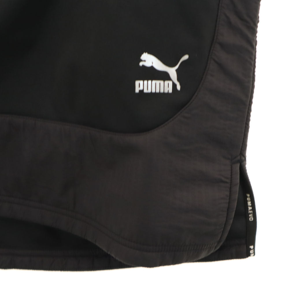 プーマ 長袖 エンボス サバンナ パーカー L チャコールブラック PUMA アノラック プルオーバー メンズ