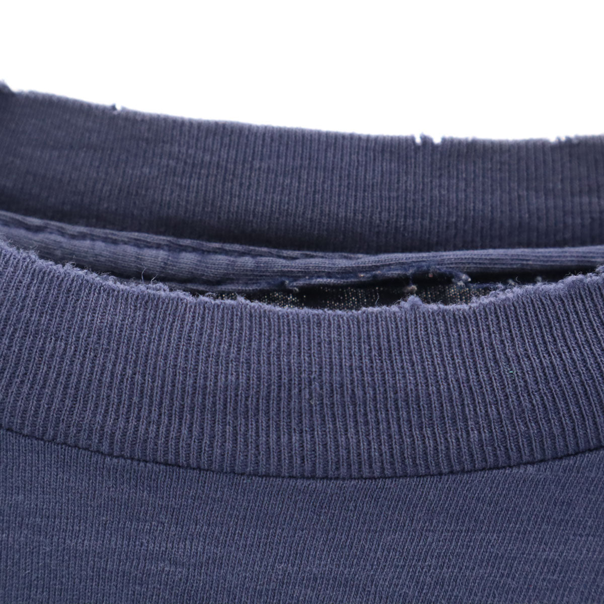 VINTAGE ヴィンテージ 80s F14 BLACKBIRD トムキャット 戦闘機 半袖 両面プリント Tシャツ ネイビー シングルステッチ メンズ