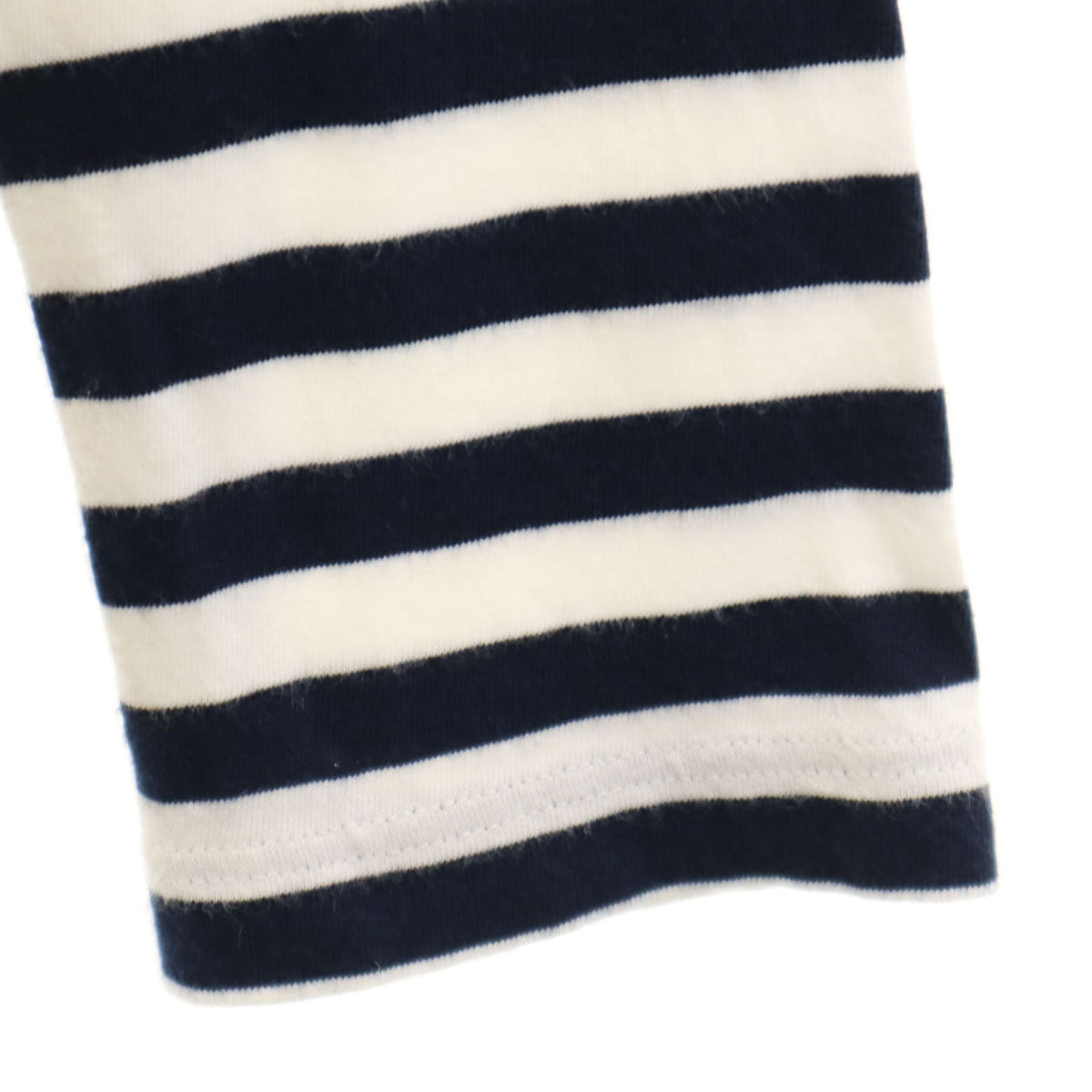 Comme des Garcons Comme des Garcons コムデギャルソンコムデギャルソン フランス製 ボーダー柄 長袖 カットソー S ホワイト レディース