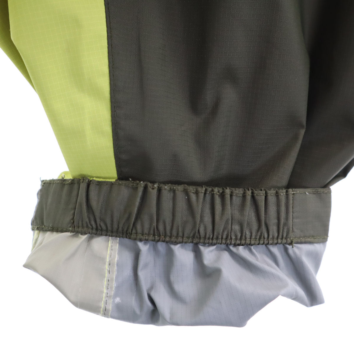 Columbia コロンビア PL0085 グラスバレー レインジャケット L 黄緑 アウトドア OMNI-TECH 収納袋付き レディース