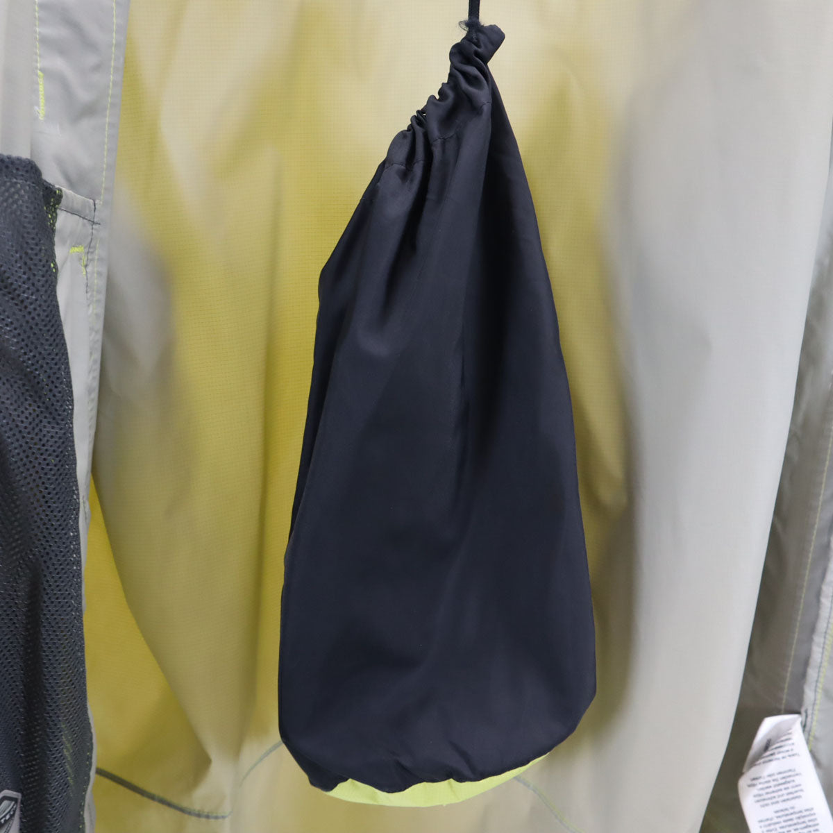 Columbia コロンビア PL0085 グラスバレー レインジャケット L 黄緑 アウトドア OMNI-TECH 収納袋付き レディース