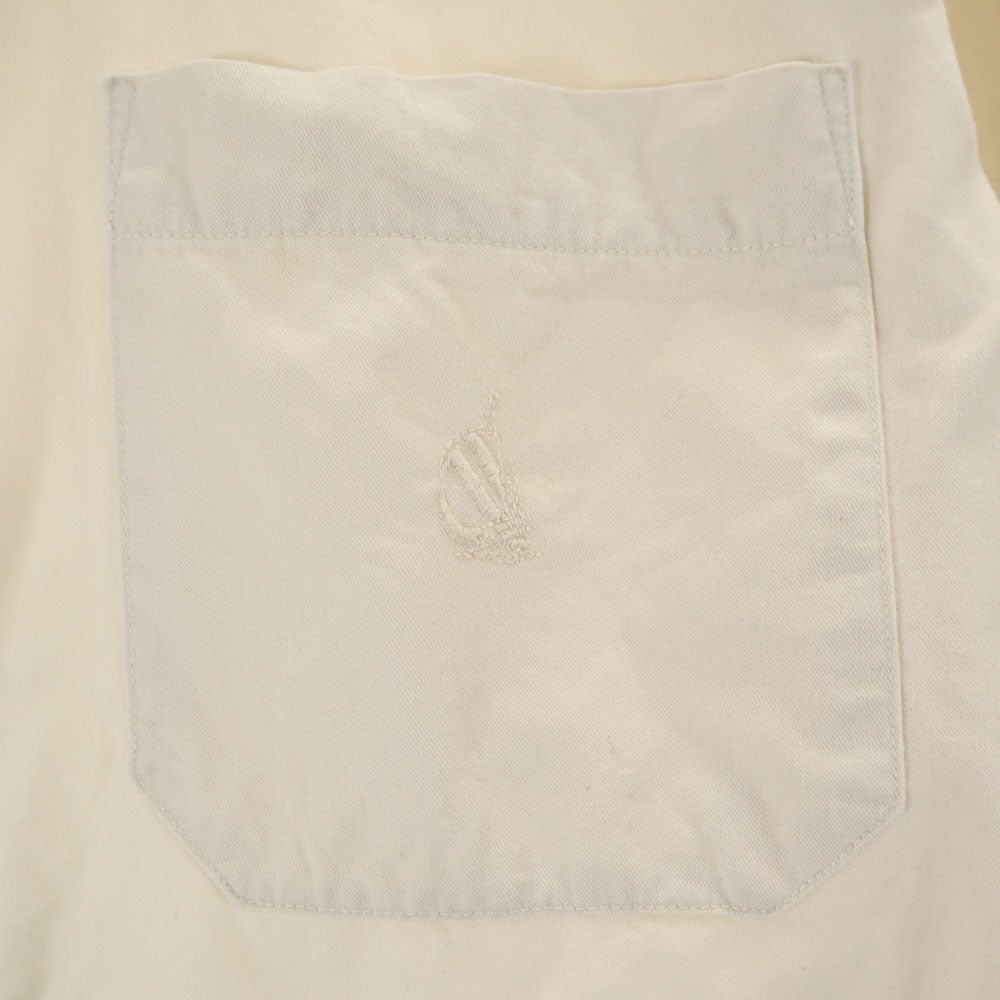 NAUTICA ノーティカ 90s 日本製 オールド 長袖 シャツ L アイボリー メンズ