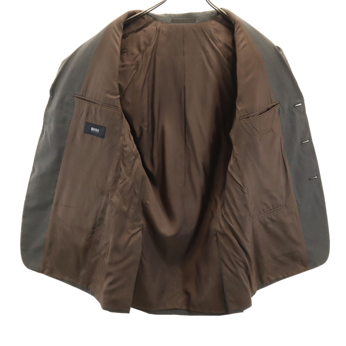 BOSS HUGO BOSS ボスヒューゴボス テーラードジャケット 44 グレー メンズ