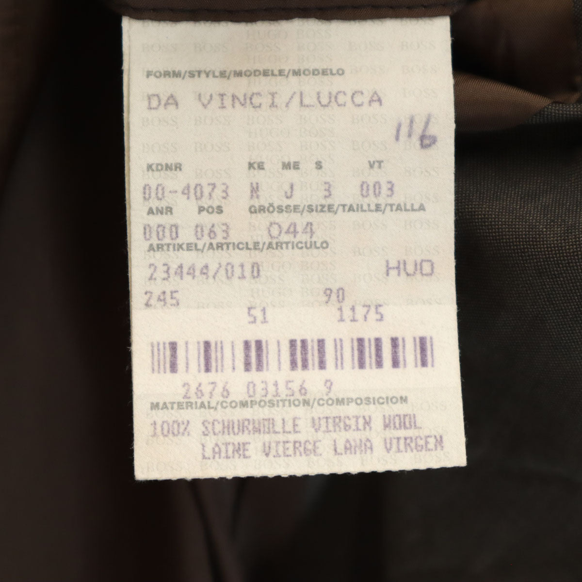 BOSS HUGO BOSS ボスヒューゴボス テーラードジャケット 44 グレー メンズ