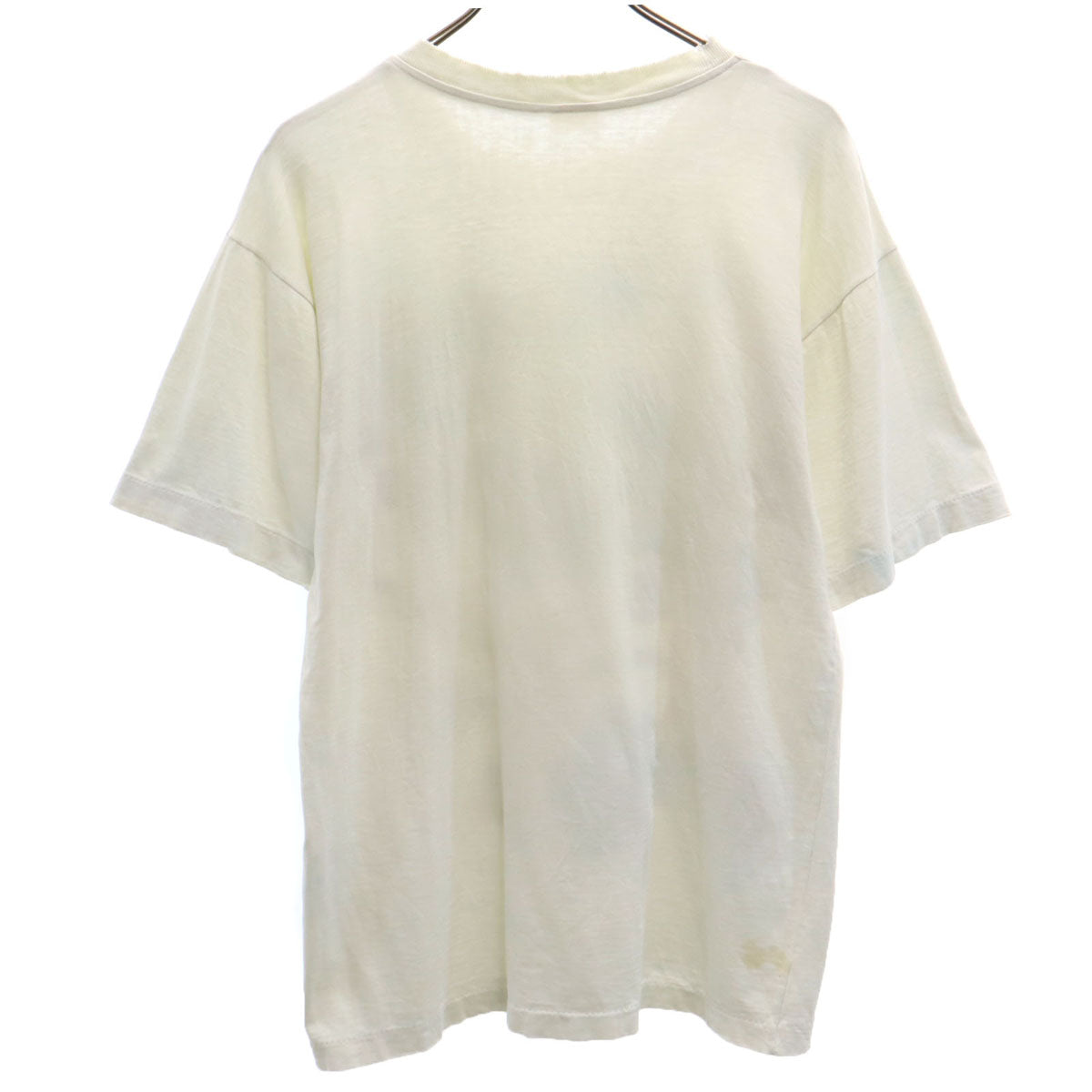 OLD オールド 90s 昆虫 半袖 シングルステッチ プリント Tシャツ ホワイト メンズ