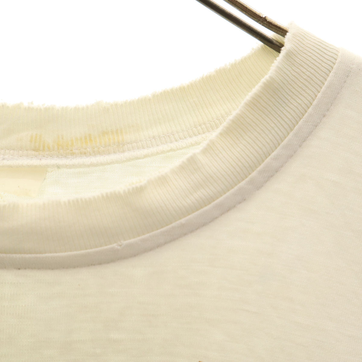 OLD オールド 90s 昆虫 半袖 シングルステッチ プリント Tシャツ ホワイト メンズ