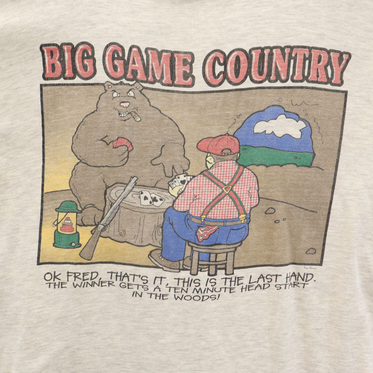 90s オールド 半袖 シングルステッチ Tシャツ L グレー メンズ