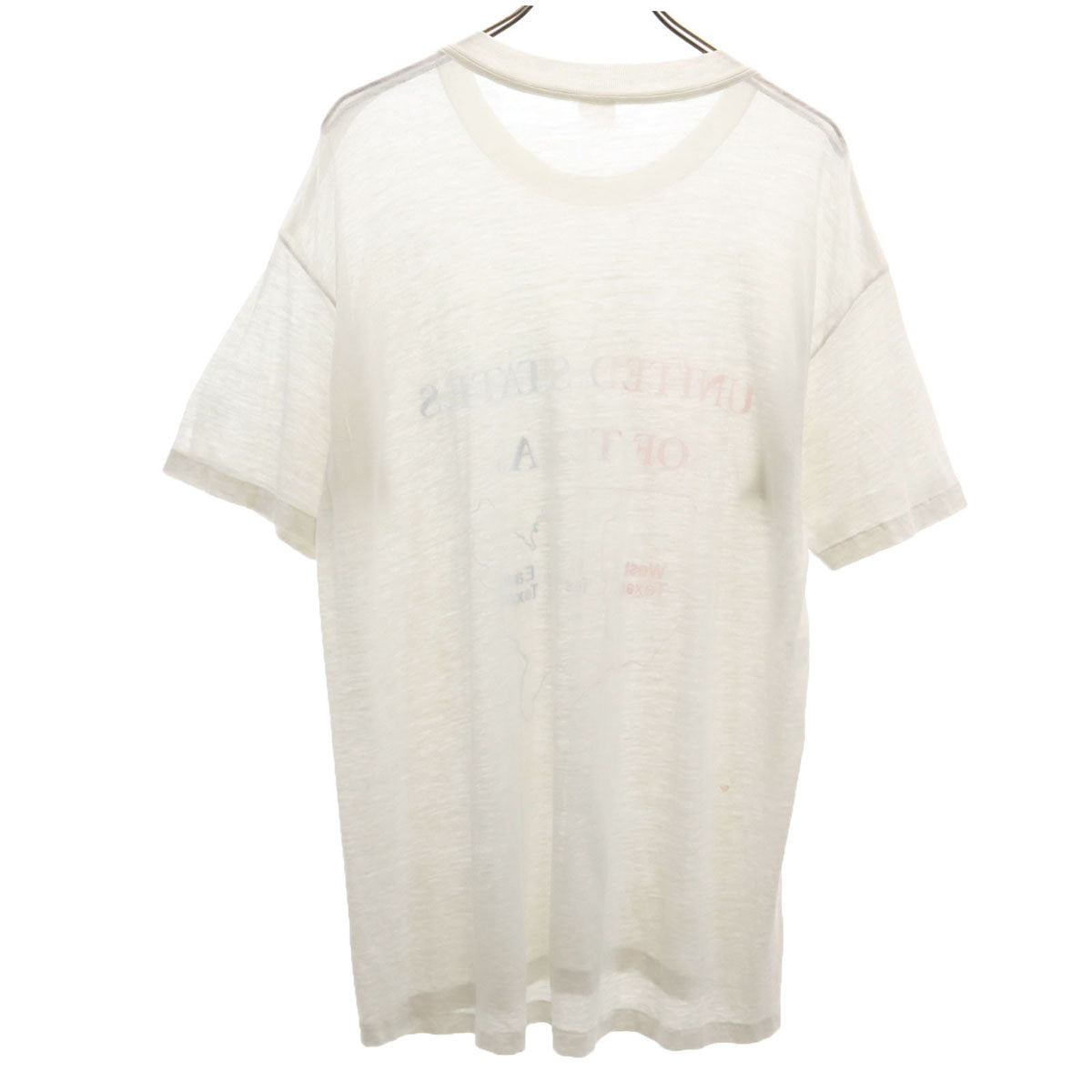 OLD オールド 80s 90s 半袖 シングルステッチ Tシャツ ホワイト メンズ