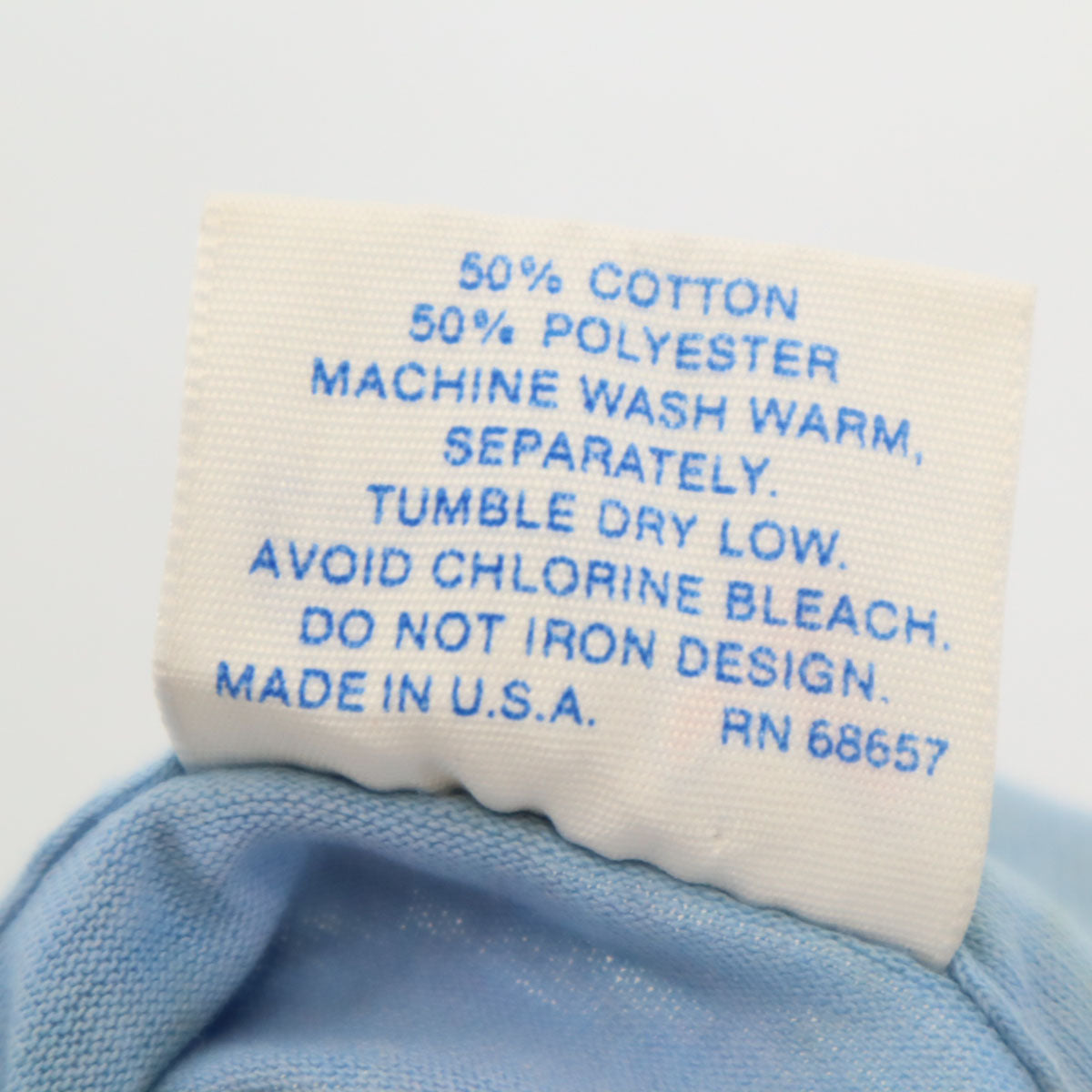 Eagle SPORTSWEAR イーグル スポーツウェア 80s ヴィンテージ USA製 半袖 シングルステッチ ナンバリング Tシャツ XXL ライトブルー メンズ