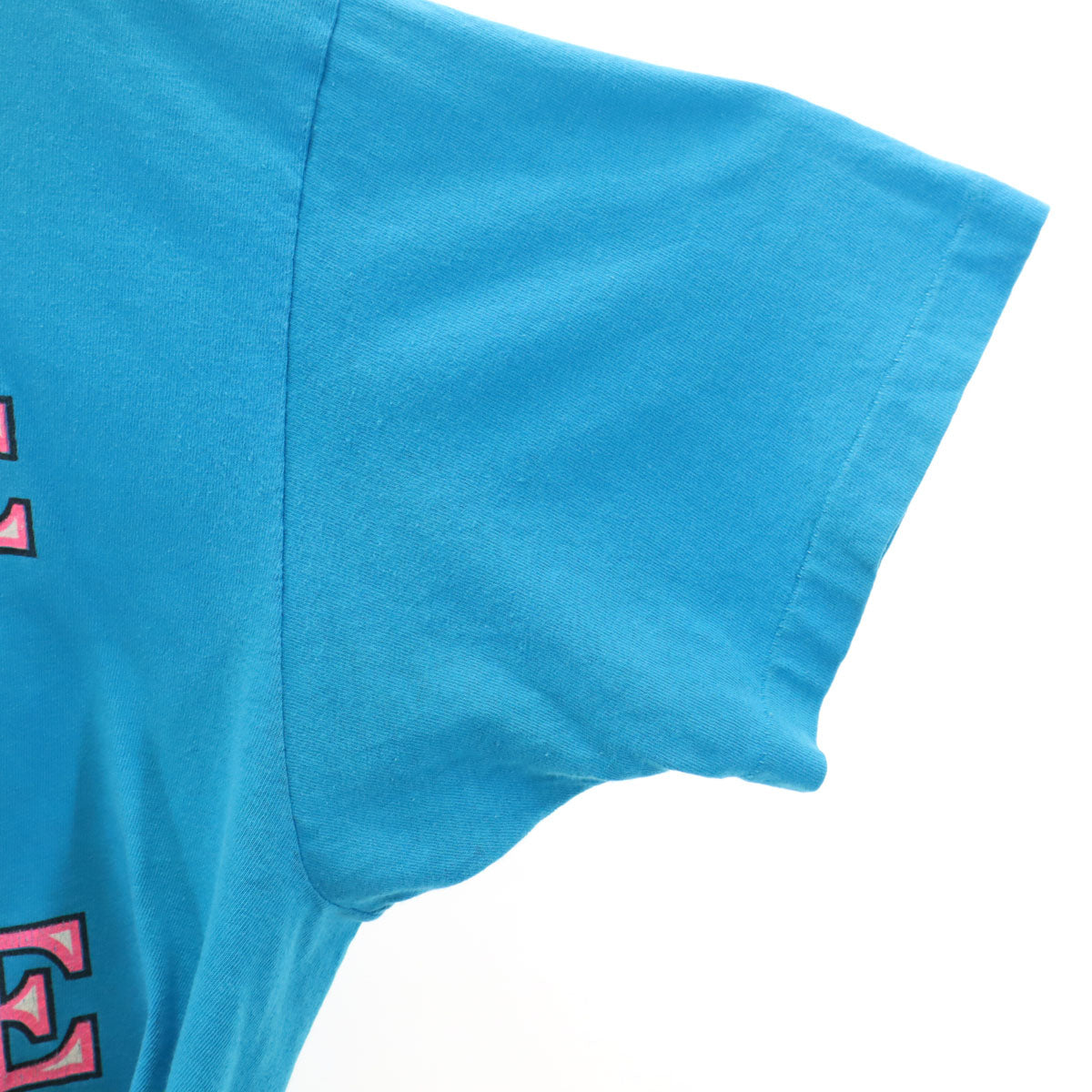 SUN SPORTSWEAR サン スポーツウェア 80s ヴィンテージ USA製 ガーフィールド 半袖 シングルステッチ プリント Tシャツ L ライトブルー Garfield メンズ