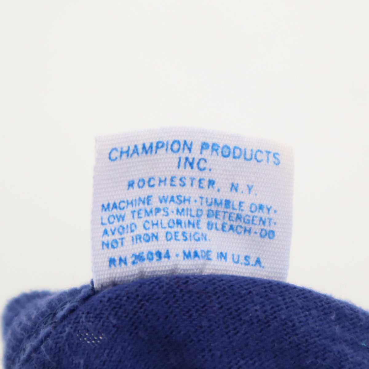 Champion チャンピオン 70s ヴィンテージ USA製 バータグ後期 半袖 シングルステッチ カレッジロゴ Tシャツ XL ブルー シッペンズバーグ大学 メンズ