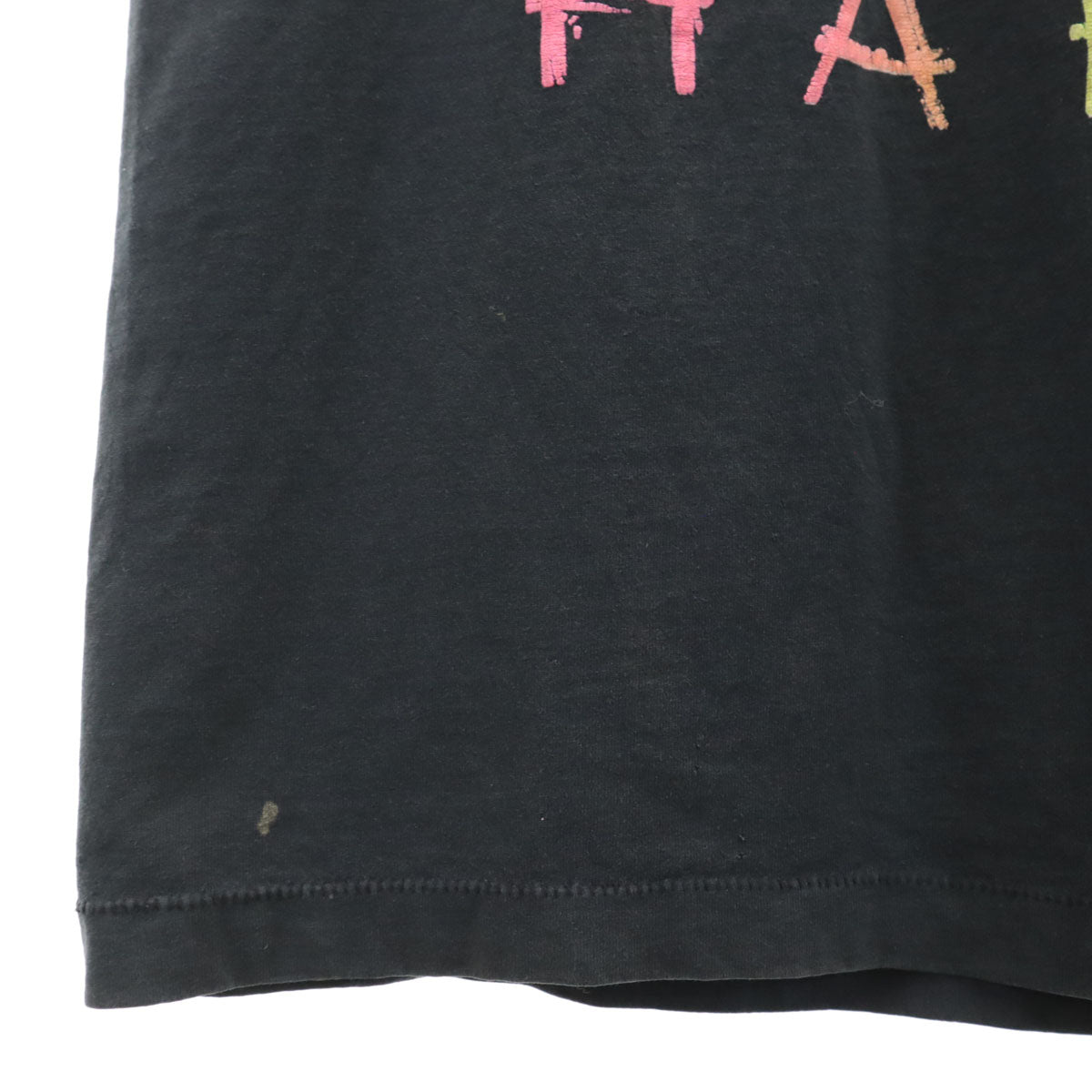 VARIETY 80s ヴィンテージ USA製 半袖 シングルステッチ プリントロゴ Tシャツ free ブラック メンズ