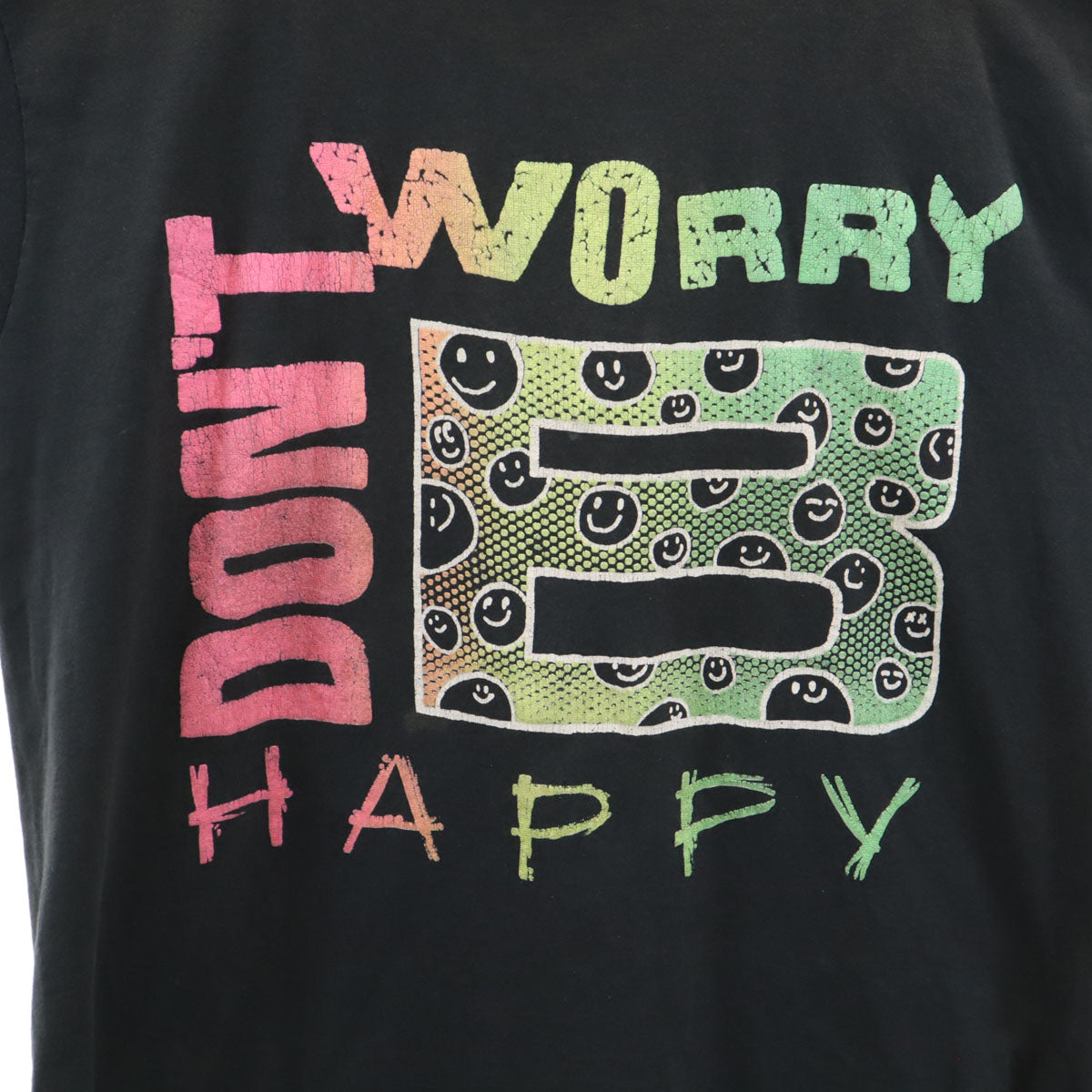 VARIETY 80s ヴィンテージ USA製 半袖 シングルステッチ プリントロゴ Tシャツ free ブラック メンズ