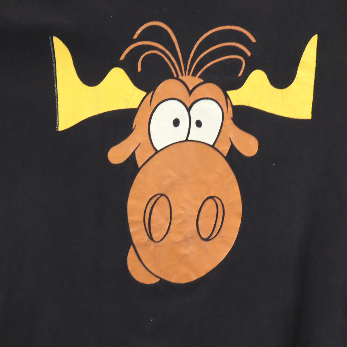 Hanes ヘインズ 90s オールド USA製 タコベル トナカイ タコベル 半袖 シングルステッチ 企業 Tシャツ L ブラック メンズ