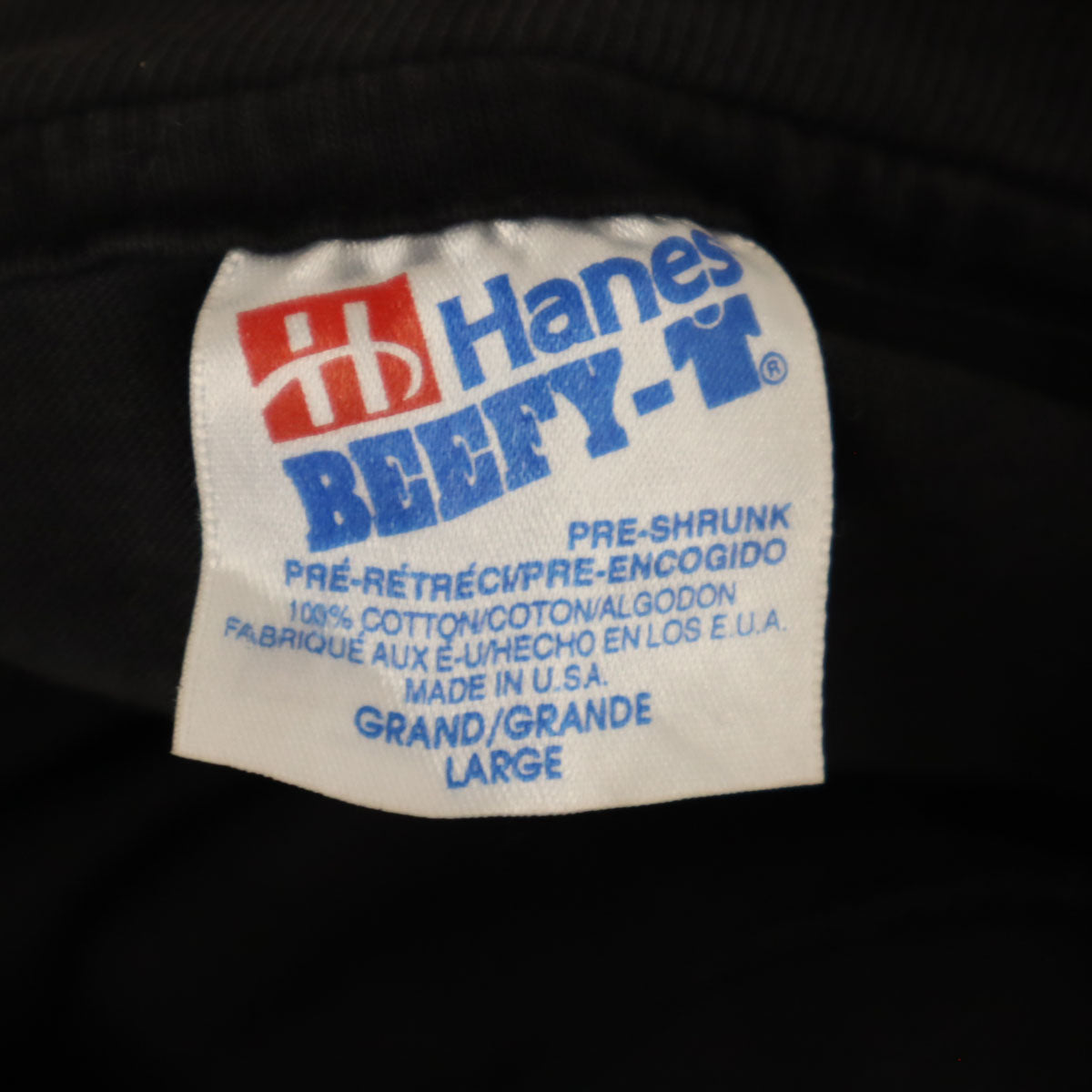 Hanes ヘインズ 90s オールド USA製 タコベル トナカイ タコベル 半袖 シングルステッチ 企業 Tシャツ L ブラック メンズ