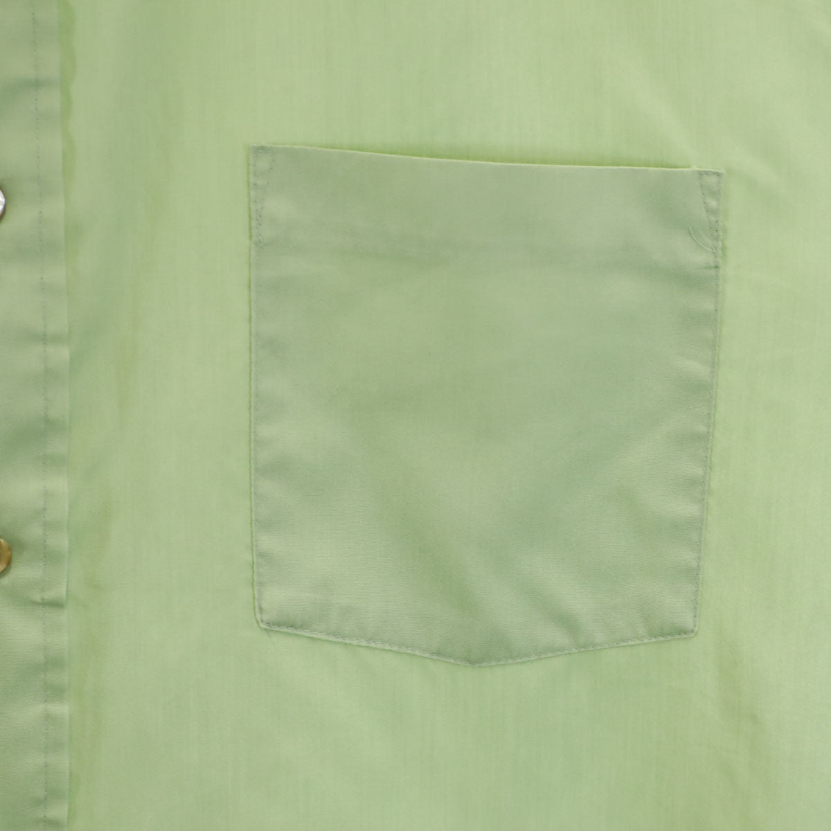TOWNCRAFT タウンクラフト 70s ヴィンテージ 半袖 シャツ 黄緑 PENNEYS メンズ