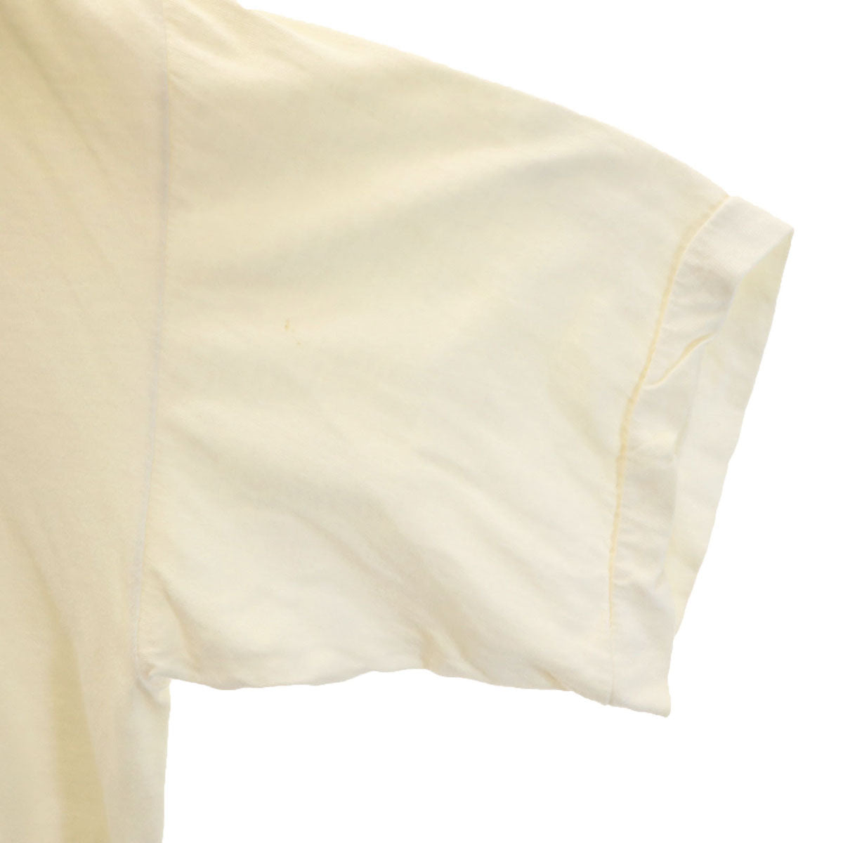 90s オールド 父の日レポートカード プリント 半袖 Tシャツ 生成り メンズ