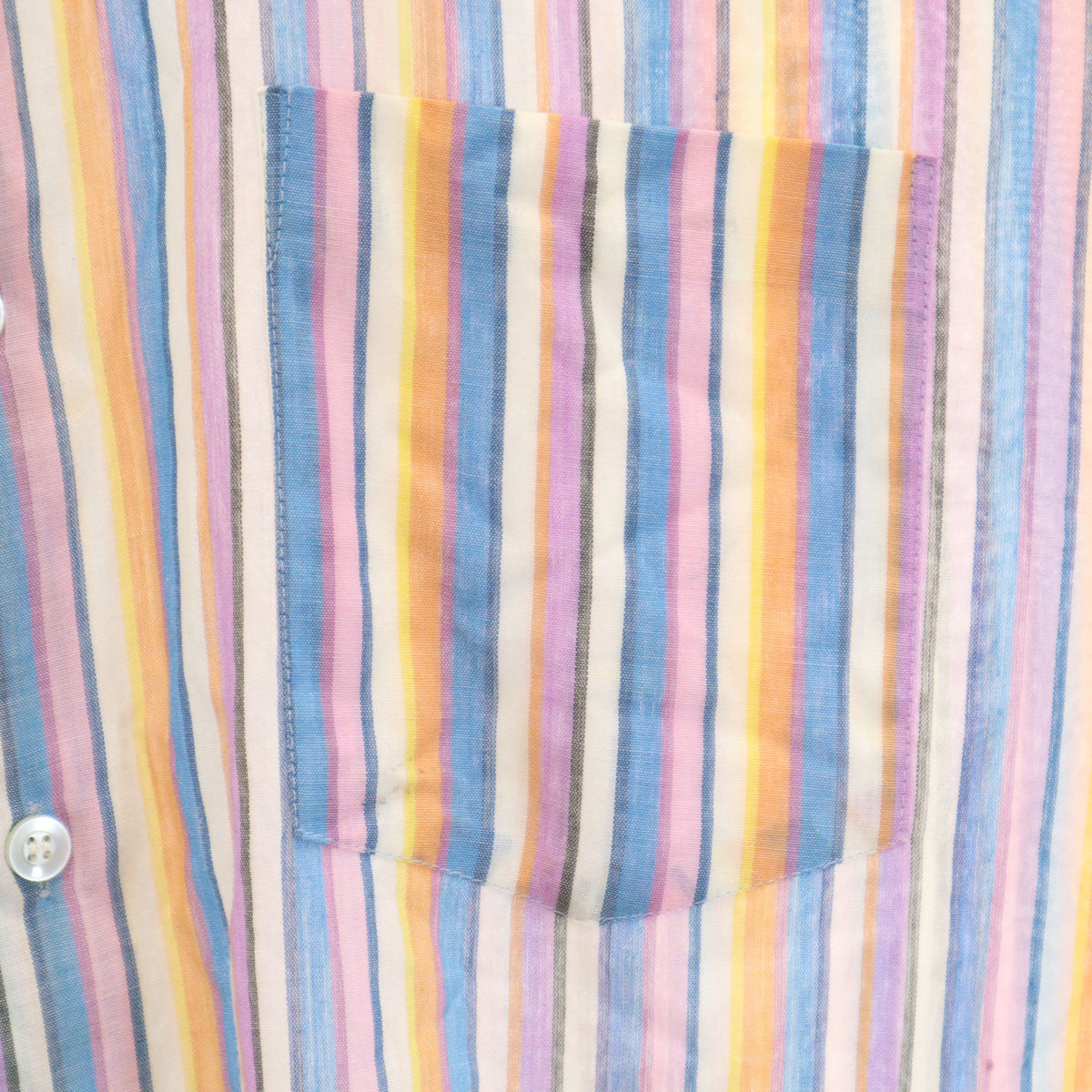 70s ヴィンテージ 半袖 シャツ マルチ permanent press メンズ