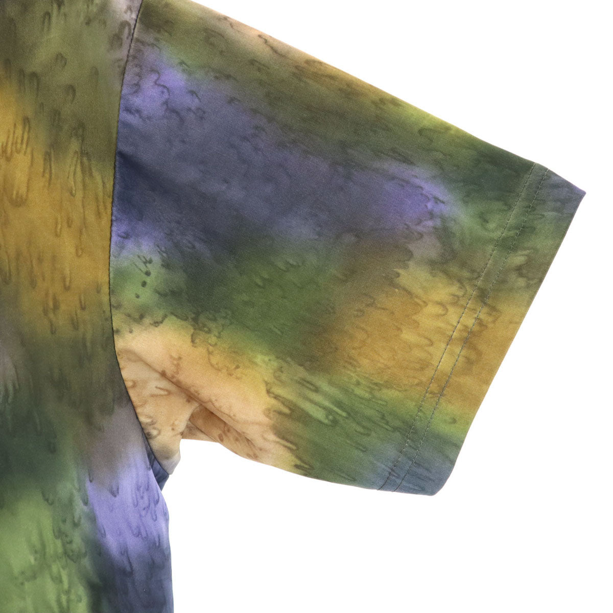 70s 80s ヴィンテージ 総柄 半袖 シャツ M マルチ メンズ