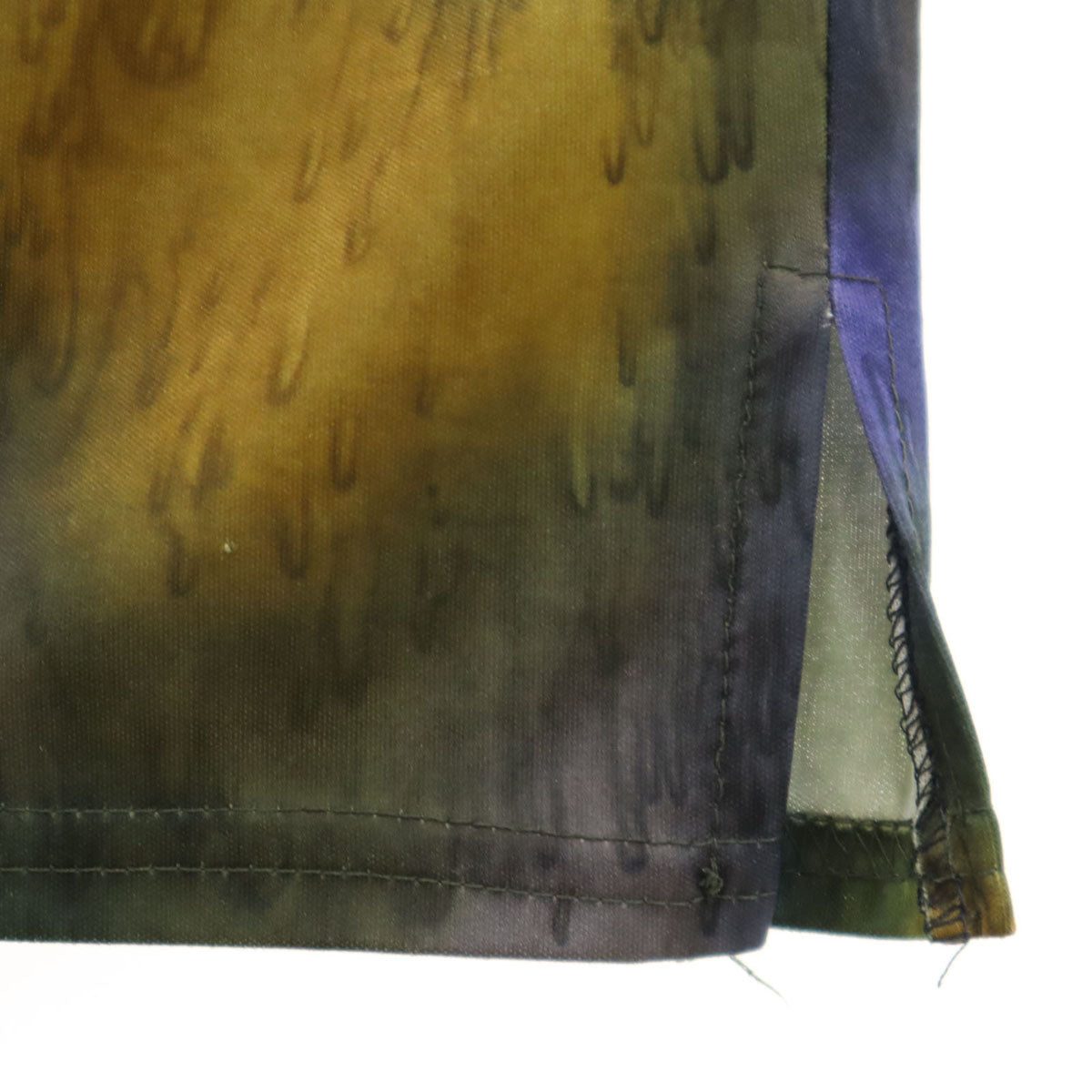 70s 80s ヴィンテージ 総柄 半袖 シャツ M マルチ メンズ