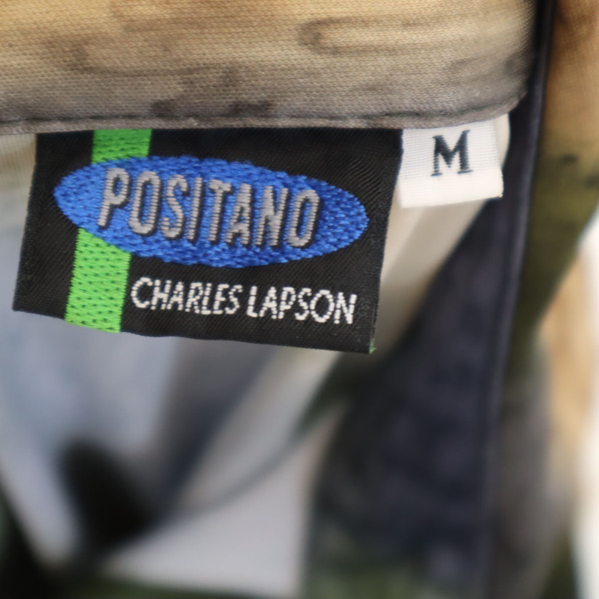 70s 80s ヴィンテージ 総柄 半袖 シャツ M マルチ メンズ