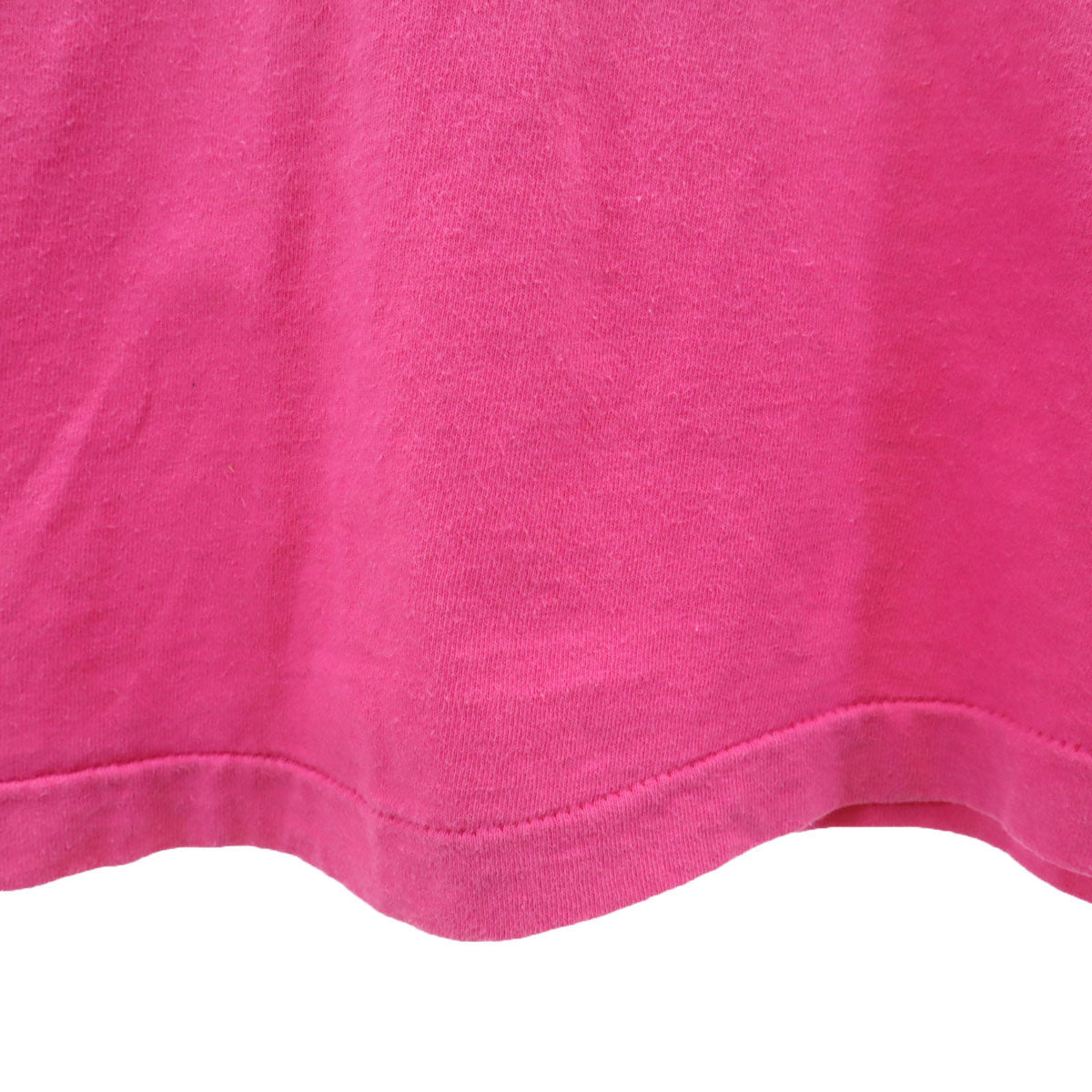 FRUIT OF THE LOOM フルーツオブザルーム 90s オールド USA製 半袖 シングルステッチ メッセージ Tシャツ M ピンク メンズ