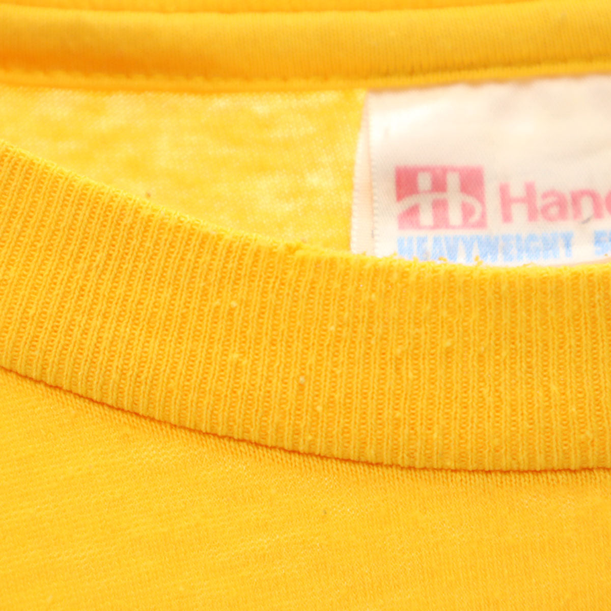 Hanes ヘインズ 90s オールド 米空軍 バックプリント 半袖 シングルステッチ Tシャツ XL イエロー AIR FORCE メンズ