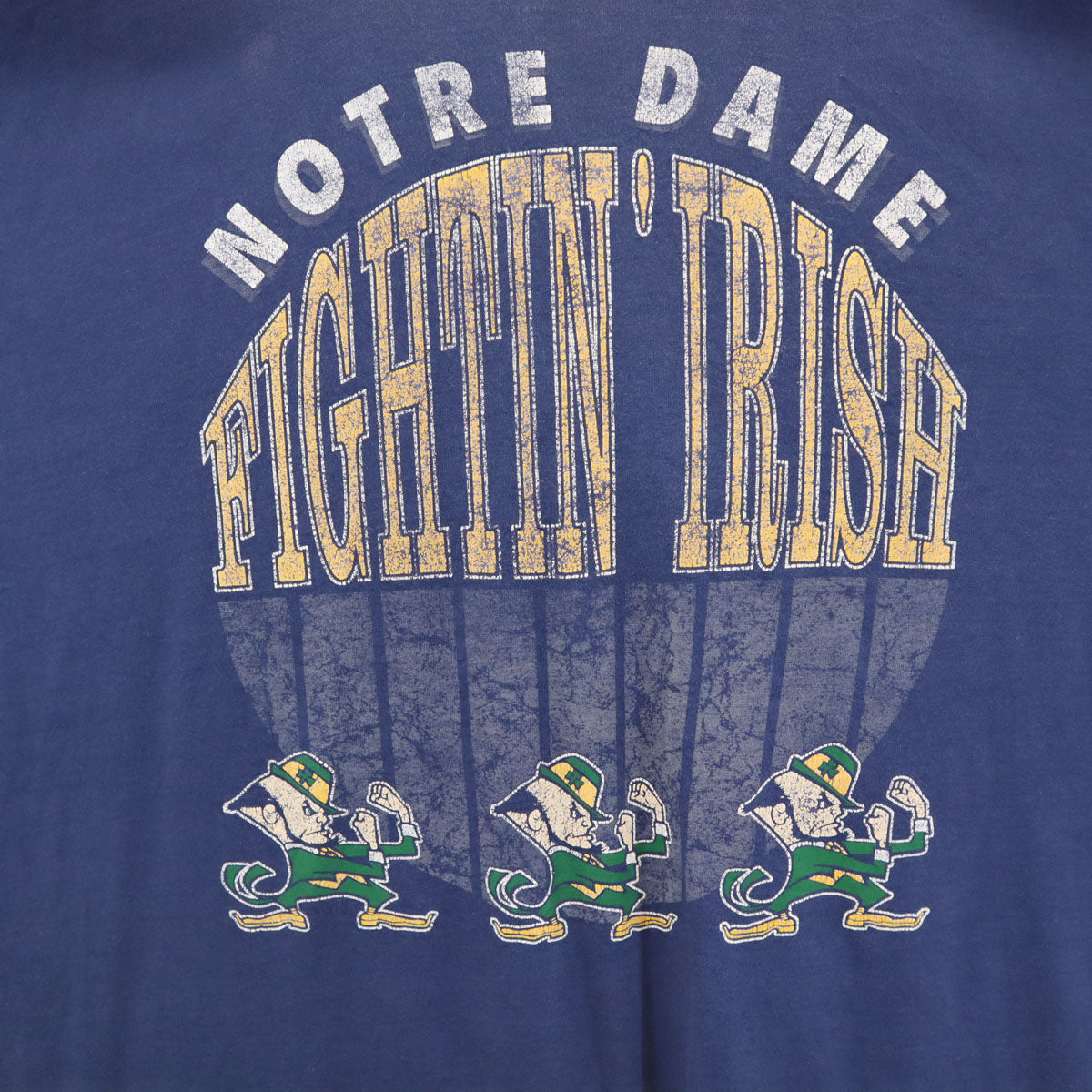 VINTAGE ヴィンテージ 80s ノートルダム大学 半袖 シングルステッチ カレッジ Tシャツ ブルー メンズ