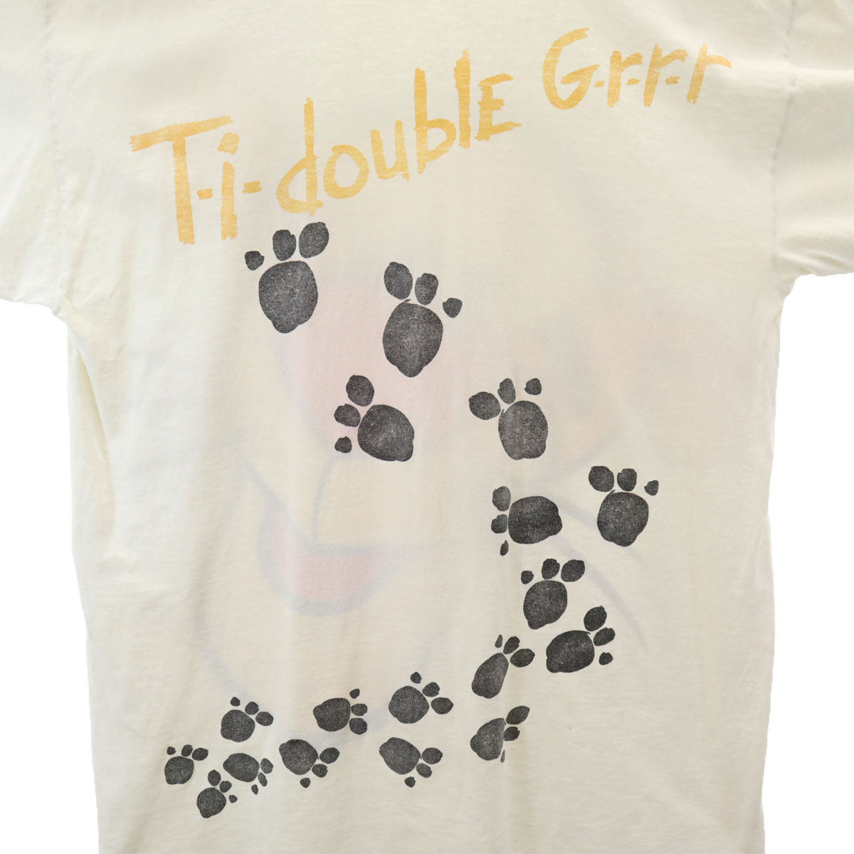 THE Disney STORE ザディズニーストア 90s オールド USA製 ティガー 半袖 シングルステッチ 両面プリント Tシャツ free ホワイト メンズ