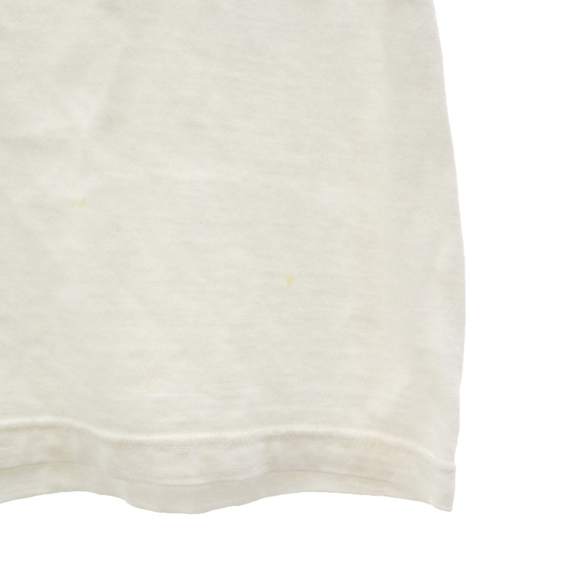 VINTAGE ヴィンテージ 80s スペイン製 ユーロ 半袖 染み込みプリント 企業 Tシャツ 5 ホワイト ICL メンズ