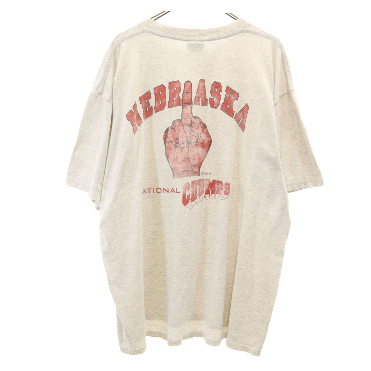 GILDAN ギルダン 90s オールド 刺繍タグ ミシガン大学 半袖 カレッジ Tシャツ XXL グレー メンズ