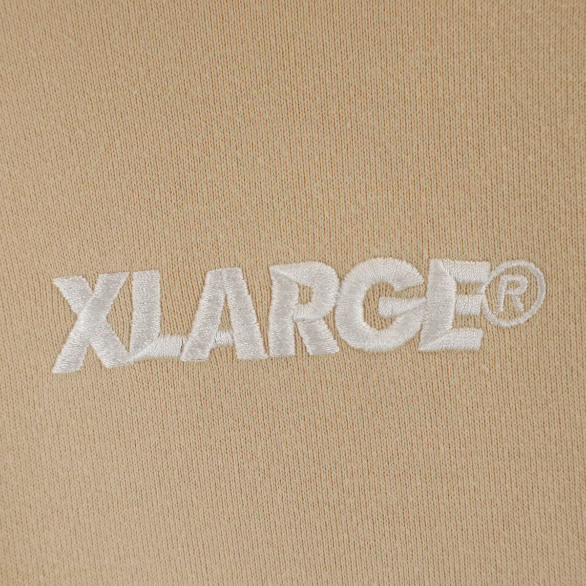 XLARGE エクストララージ 長袖 スウェットパーカー M ベージュ メンズ