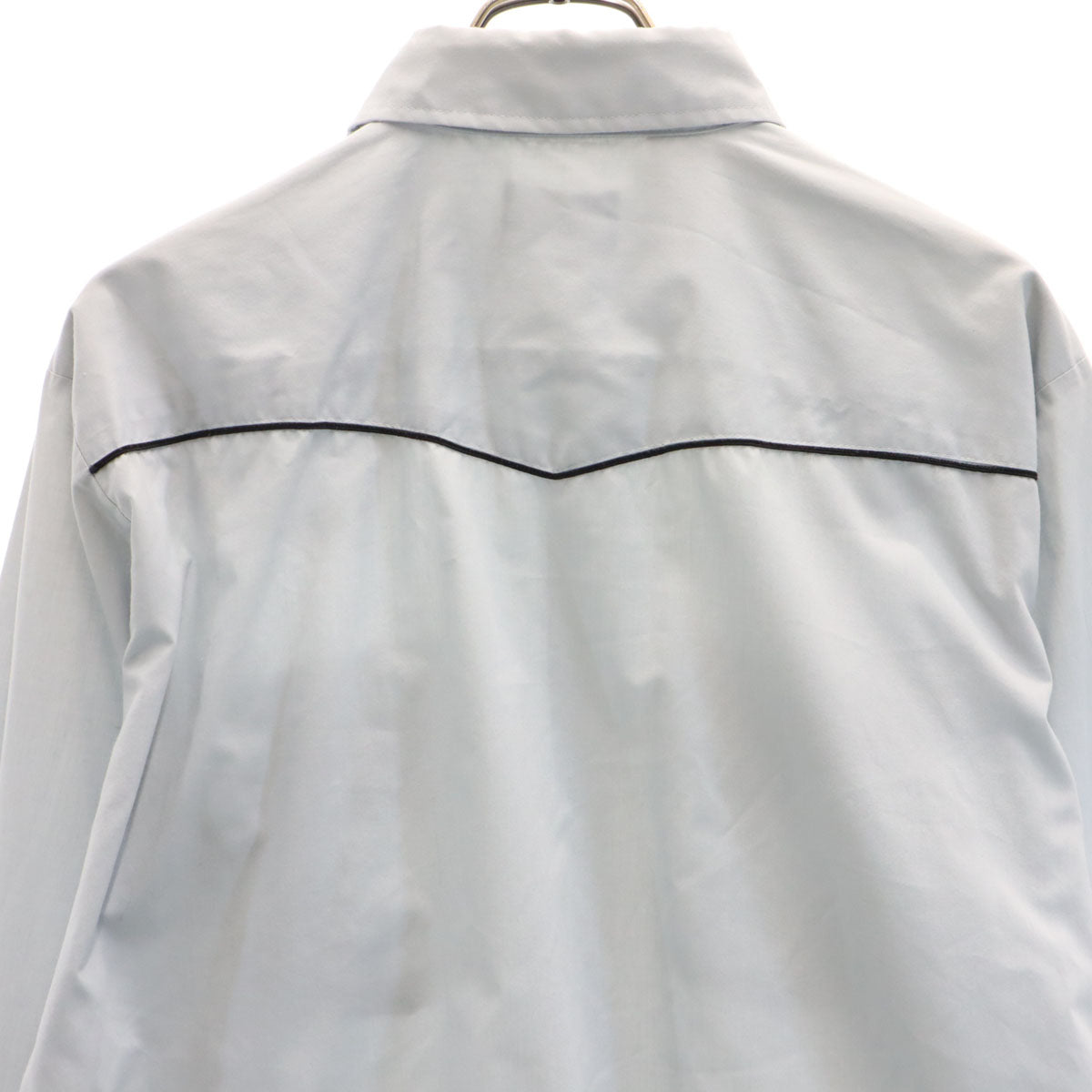 DeeCeeRangers 80s USA製 ヴィンテージ 長袖 ウエスタンシャツ L ブルー系 メンズ