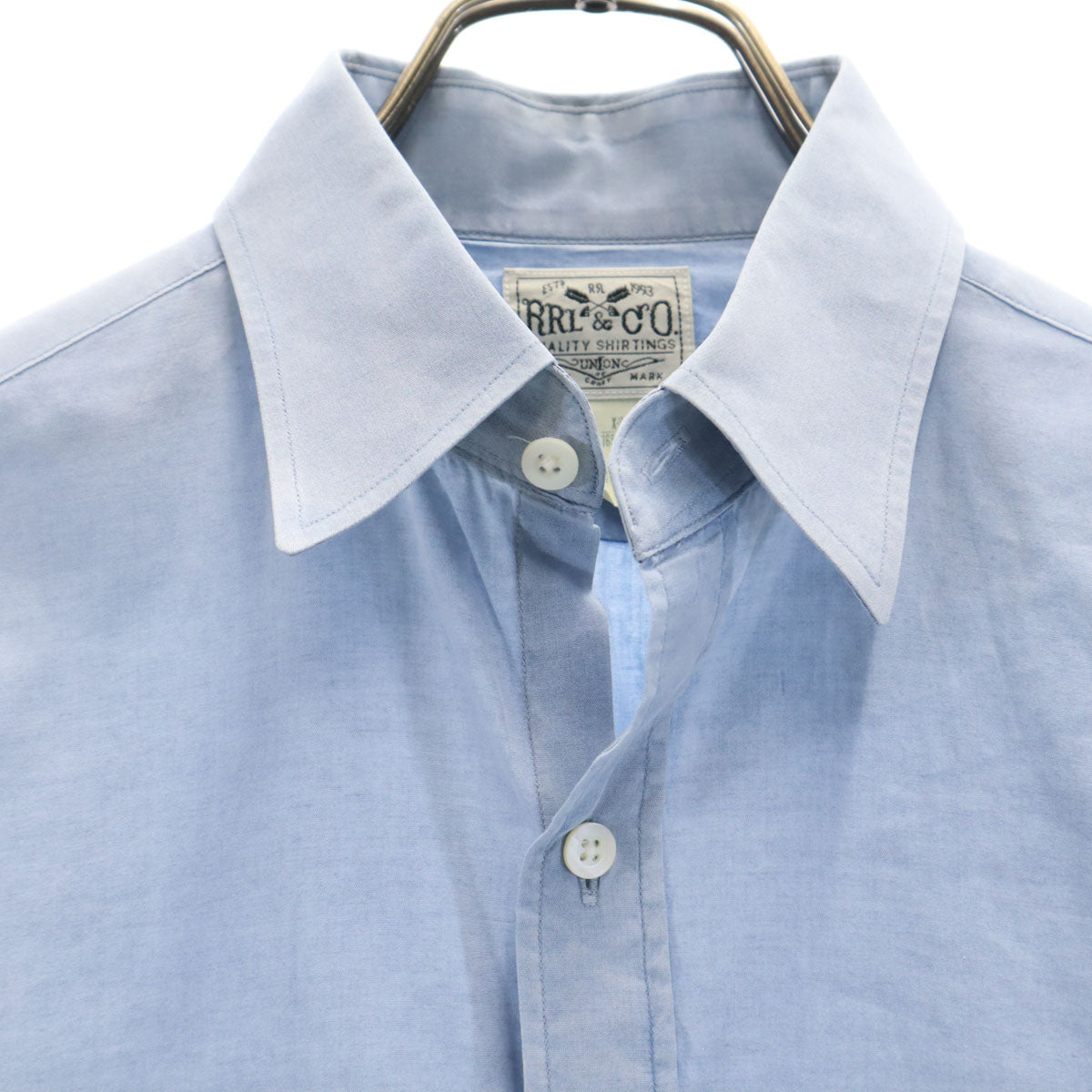 RRL ダブルアールエル 長袖 シャツ XXS ブルー系 メンズ